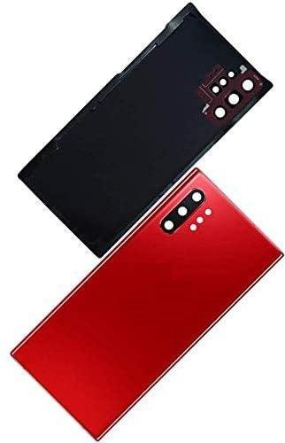 Back Glass Panel for Samsung Galaxy Note 10 + Plus N975F Aura Red with Camera Lens Module and Self Adhesive Tape - EGFix Back Glass Panel for Samsung Galaxy Note 10 + Plus N975F Aura Red with Camera Lens Module and Self Adhesive Tape - EGFix
